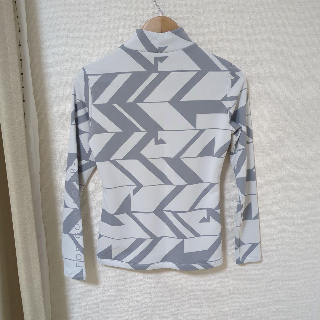 ★美品★DESCENTE　GOLF　TORIグラフィック モックネック　サイズM