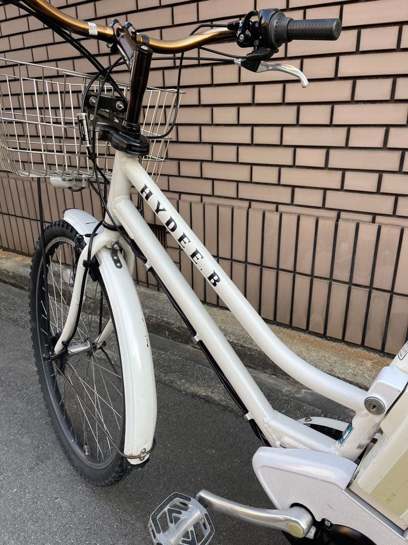 電動アシスト自転車 ホワイト シティタイプ