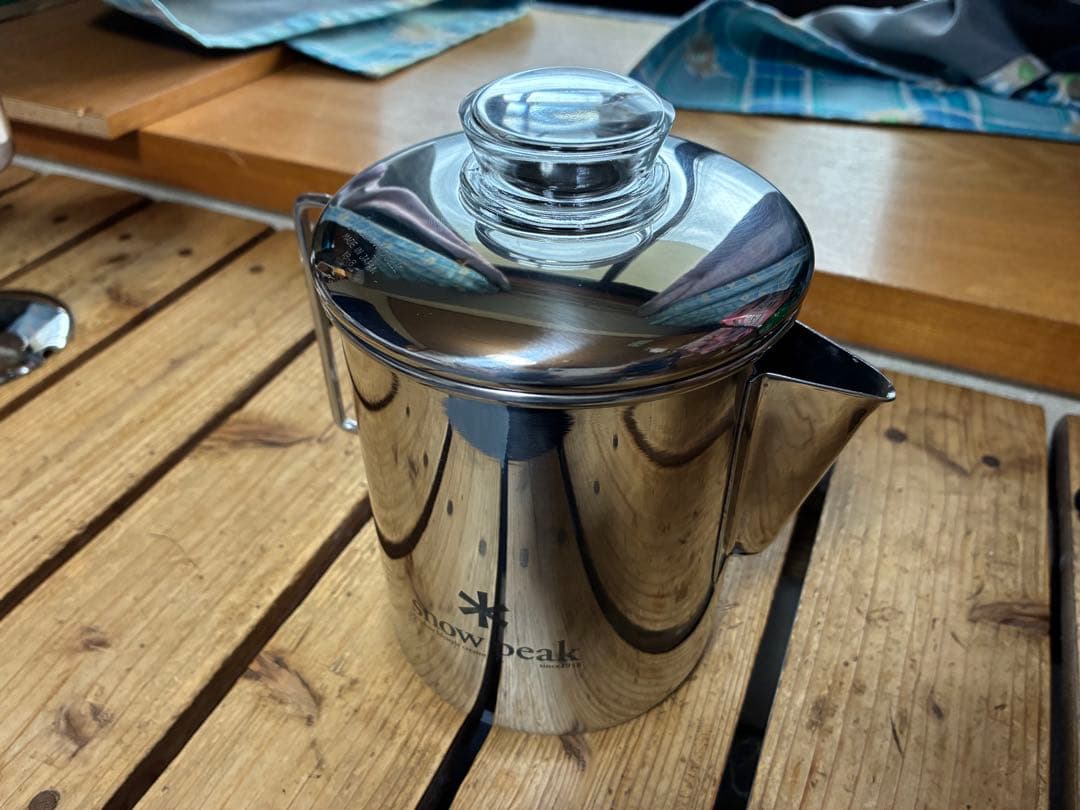 未使用 廃盤 スノーピーク ステンレスパーコレーター 6cup