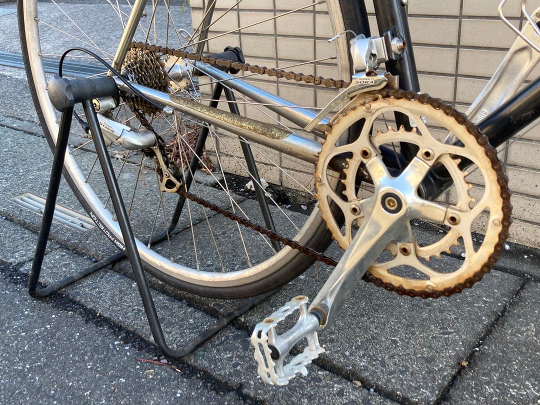 Calamita uno カラミータ ウノ クロモリフレーム シートポスト固着