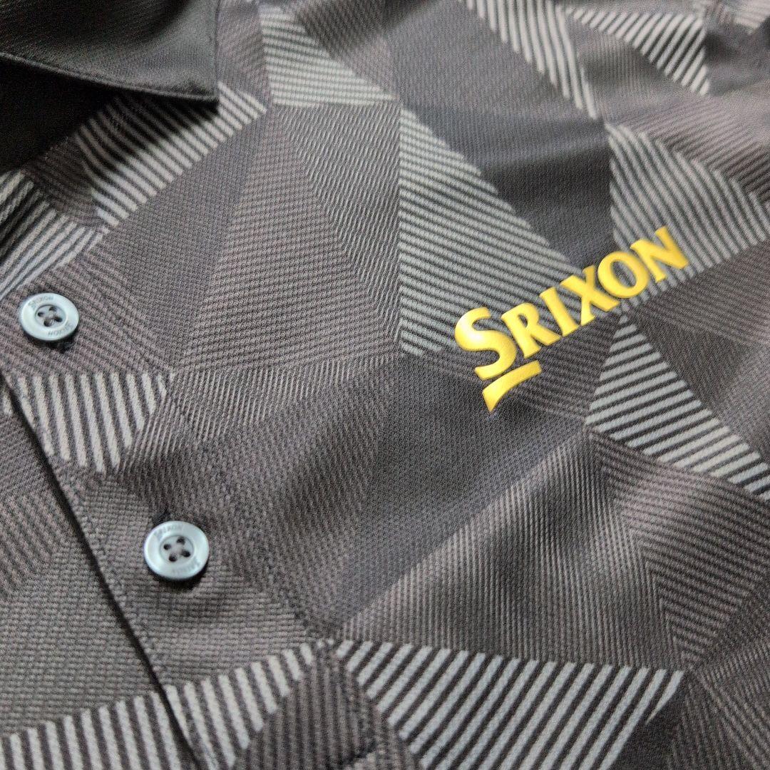 【極美品】大きいサイズ！スリクソンゴルフ　速乾軽量ポロシャツ半袖　金ロゴ　3L