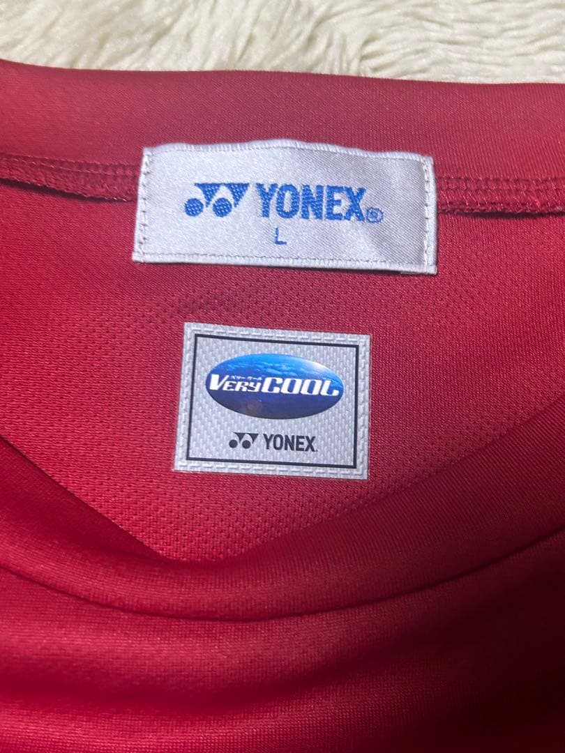 【YONEX】日本代表モデル 鳳凰 紅 L バドミントン　東京オリンピック