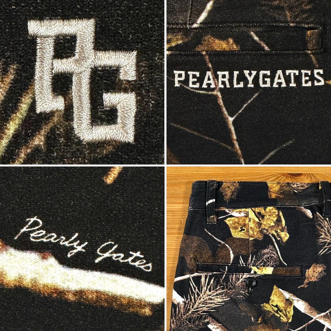 ☆美品☆ PEARLY GATES 微起毛 リアルツリー 迷彩 ストレッチパンツ
