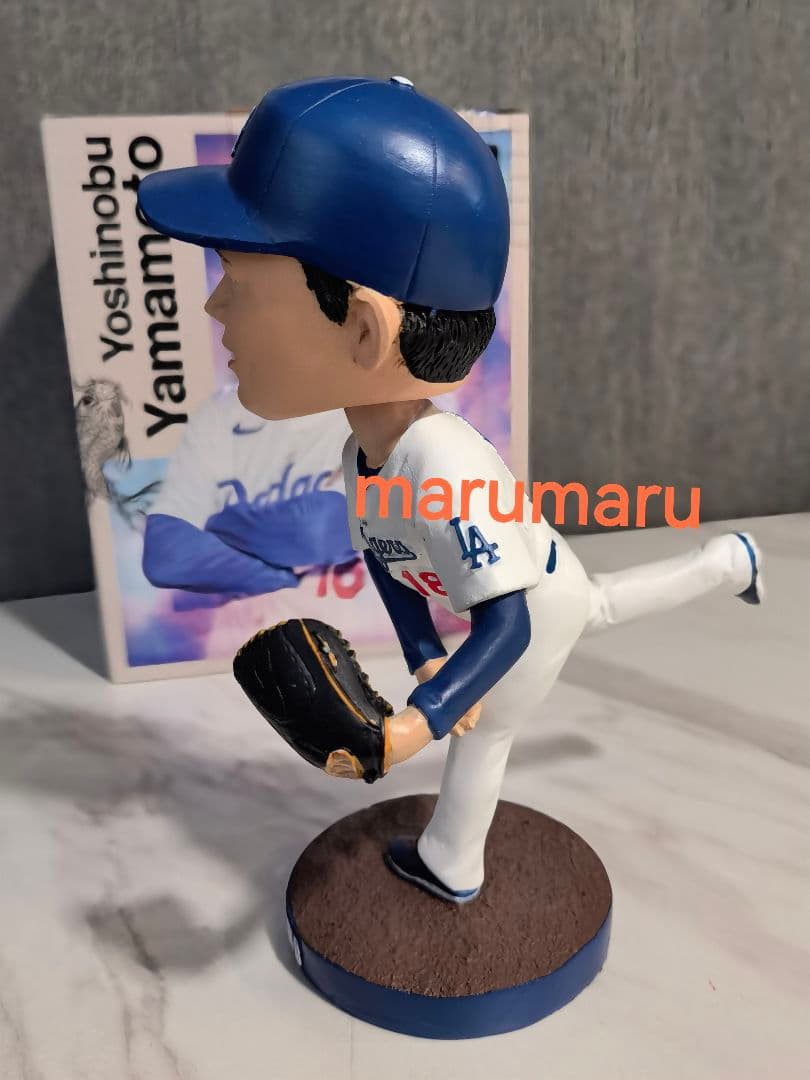 新品 山本由伸ボブルヘッド人形[本物] 6月13日ドジャーススタジアム限定配布①