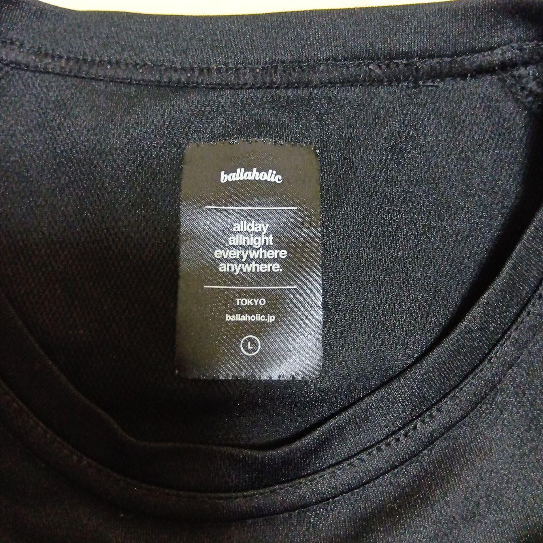 ballaholic shadow logo cool tee サイズL