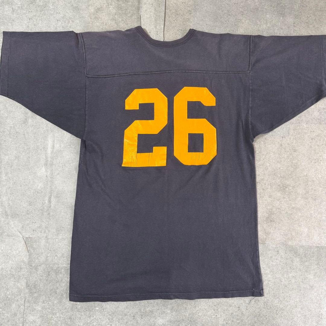 70s Russell Athletic フットボールT ナンバリング フェード
