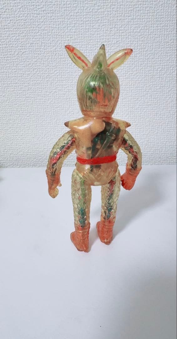 改造人間 変身忍者嵐 クリア 透明 ソフビ