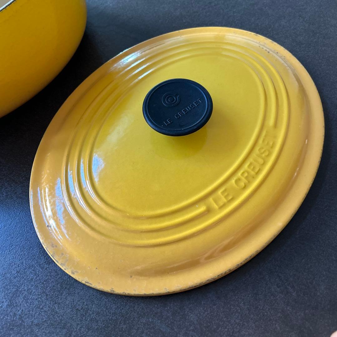 d*0様 LE CREUSET イエロー 両手鍋　27