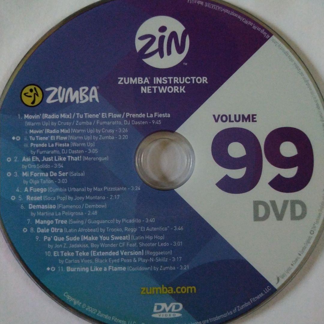 ZUMBA　CD　DVD　zin99