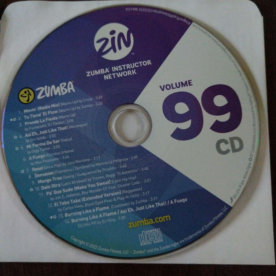 ZUMBA　CD　DVD　zin99