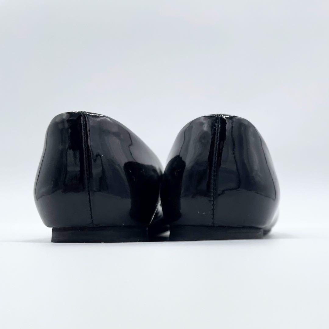 美品　Ferragamo ヴァリナ バレリーナシューズ　キルティング　23.5㎝