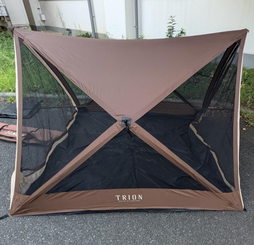 KZM Trion トリオンテント ワンタッチ 3～4人用 ★エコメルカリ便限定