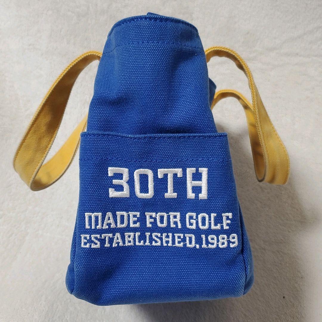 パーリーゲイツ PEARLY GATES 30周年記念バッグ 青 使用感あり