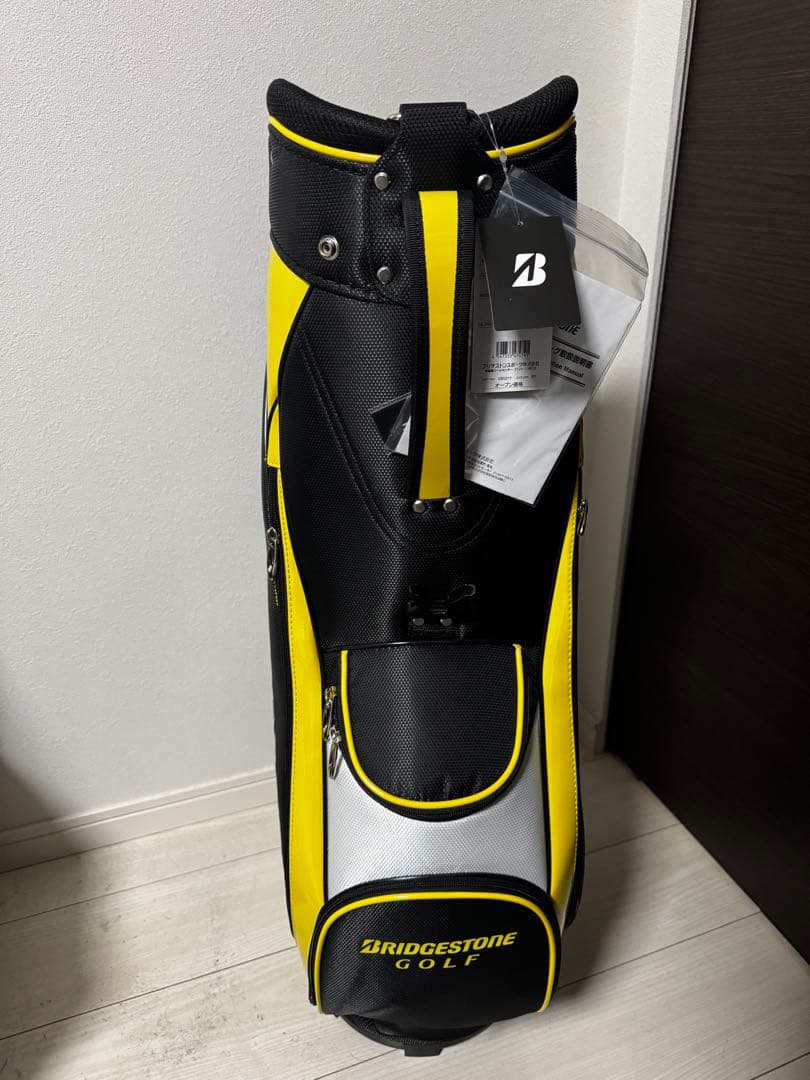 BRIDGESTONE GOLF キャディバッグ ブラック/イエロー