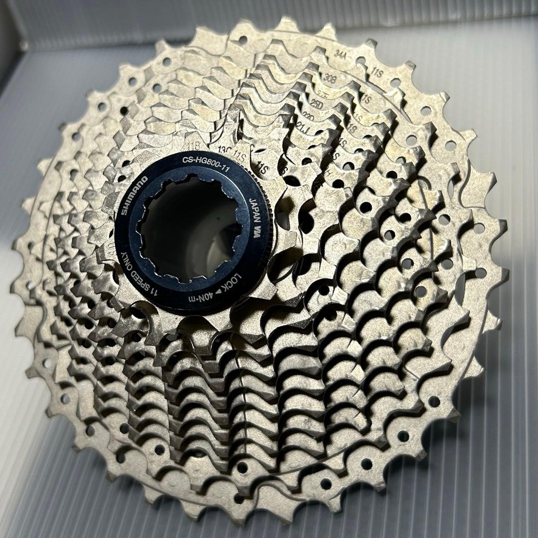 SHIMANO CS-HG800-11 11-34T 11速カセットスプロケット