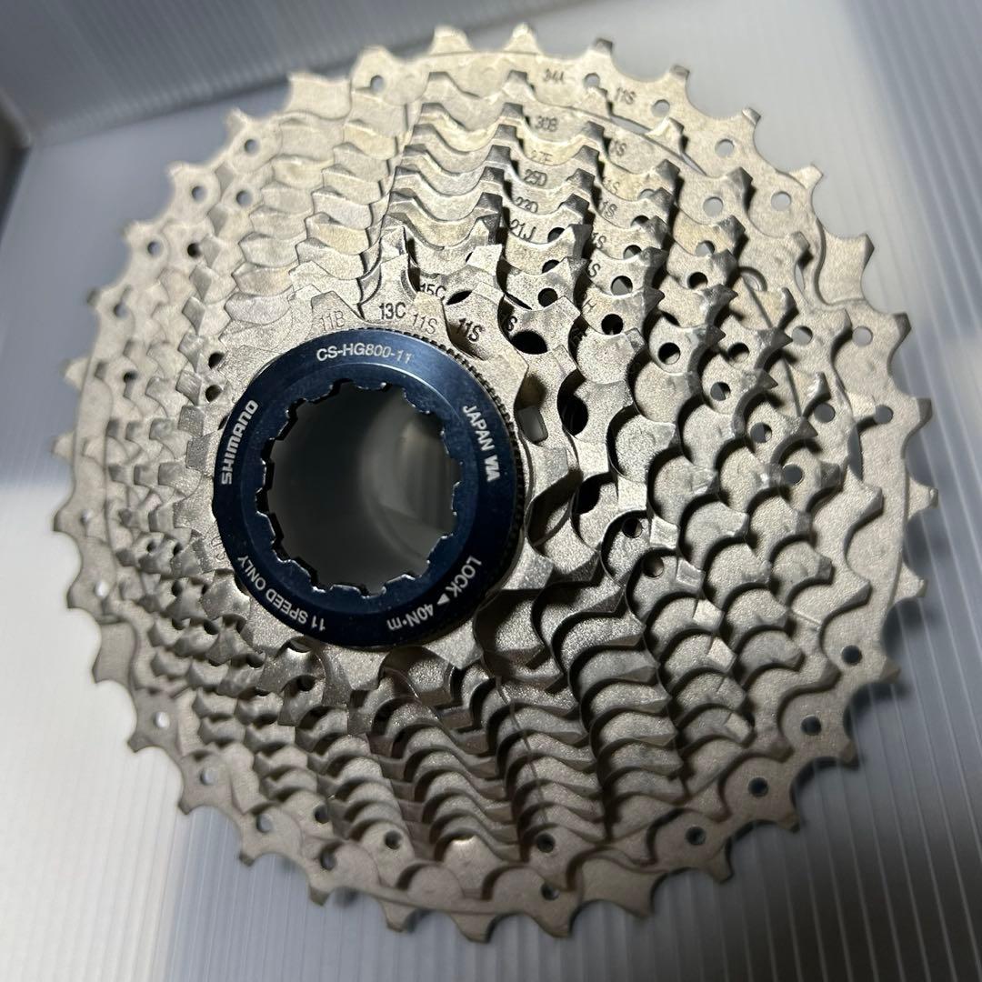 SHIMANO CS-HG800-11 11-34T 11速カセットスプロケット