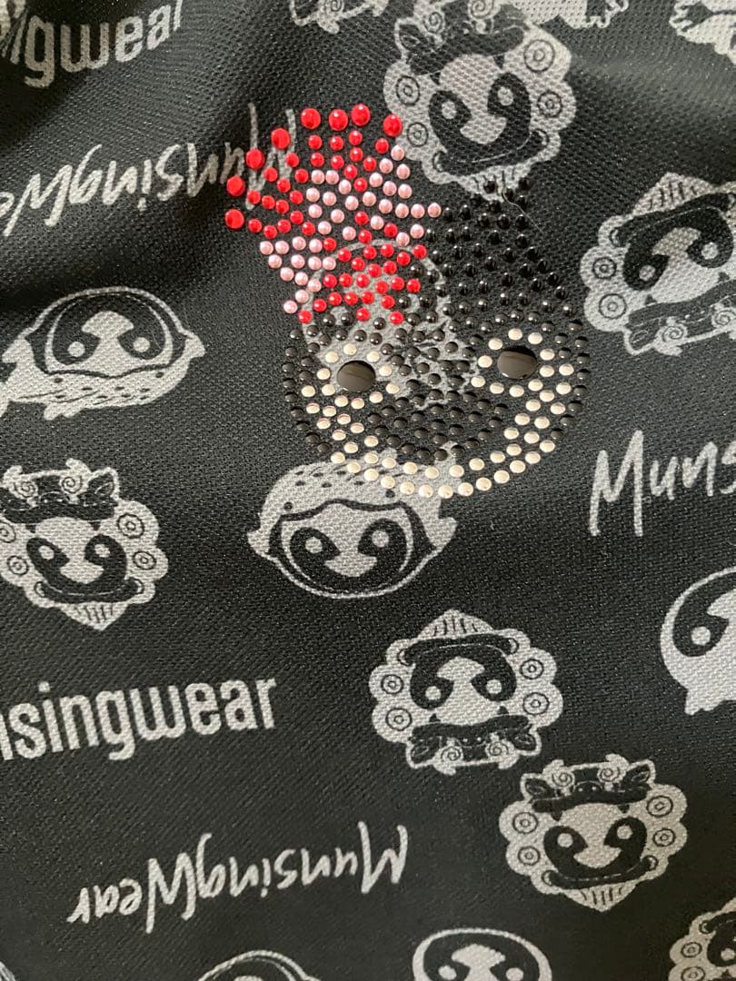 Munsingwear 黒 ゴルフシャツ❤️ひなペンギン　3L 近年物　極美品レア