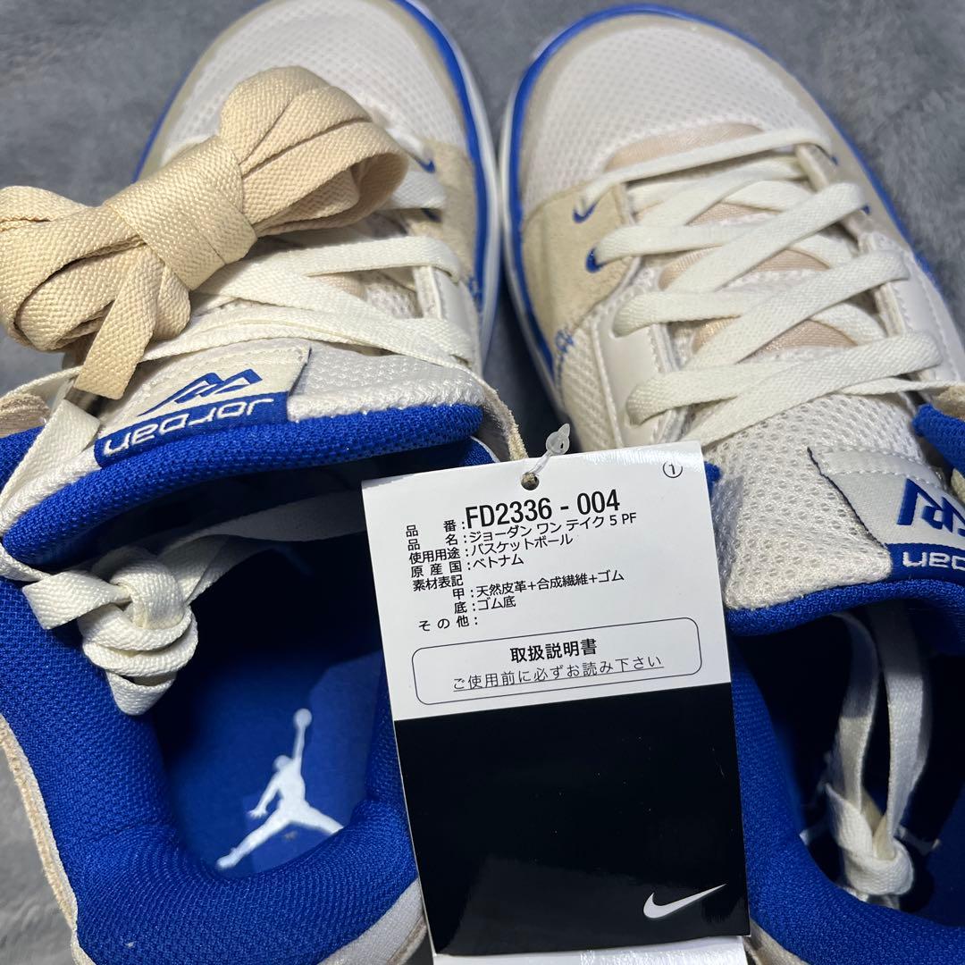 Jordan One Take 5 PF 25.5cm 青 白 グレーバッシュ