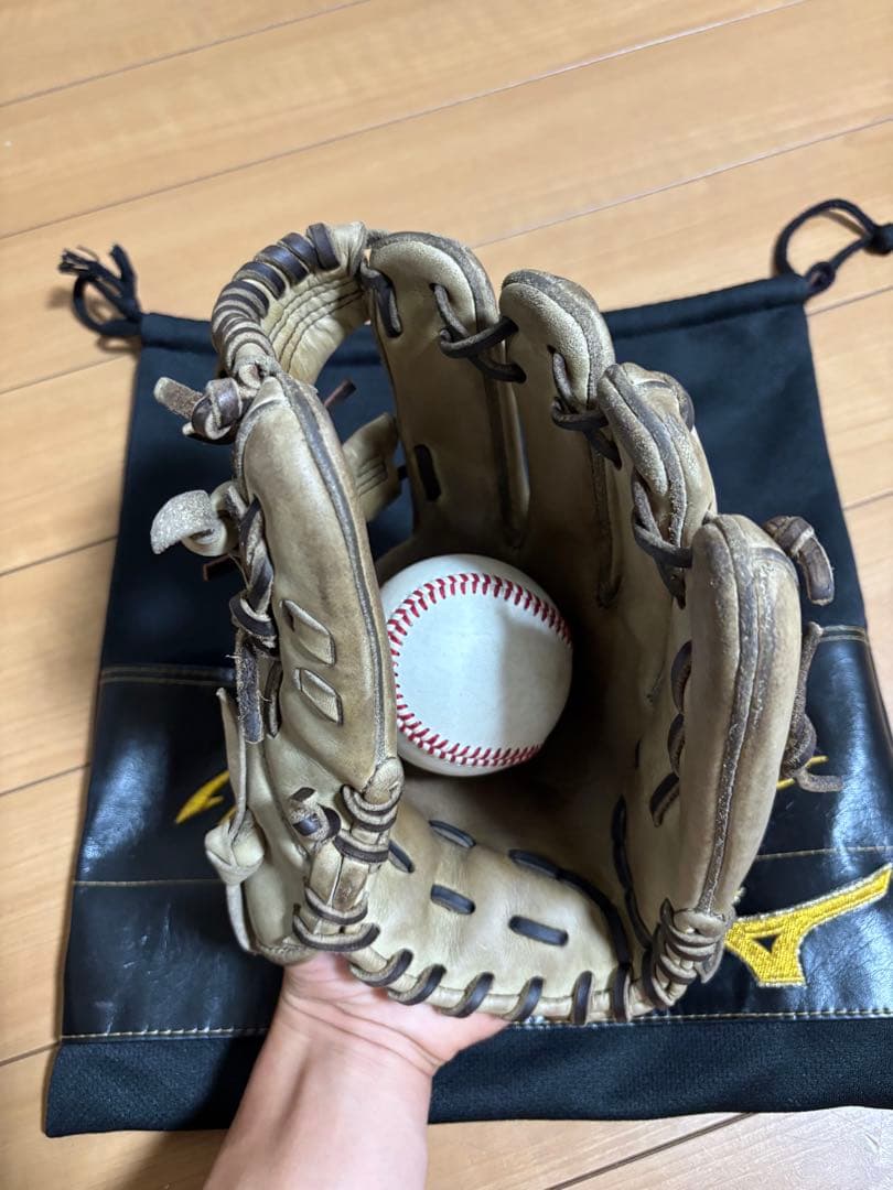 Mizuno Pro 硬式用　　内野手用　キャメル　グローブ
