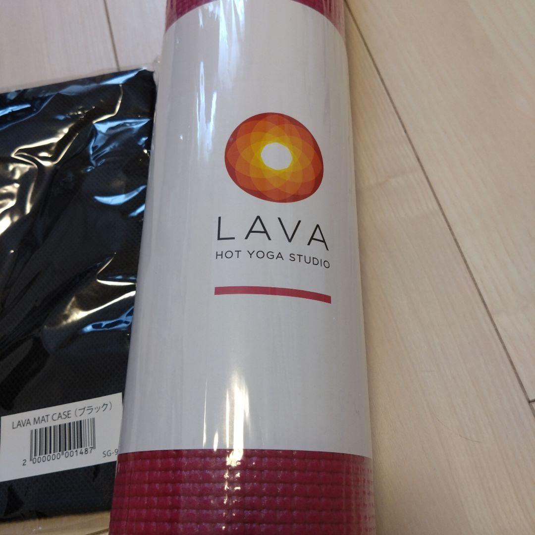 【新品未使用】LAVA ヨガマット マゼンタ マットケース付き
