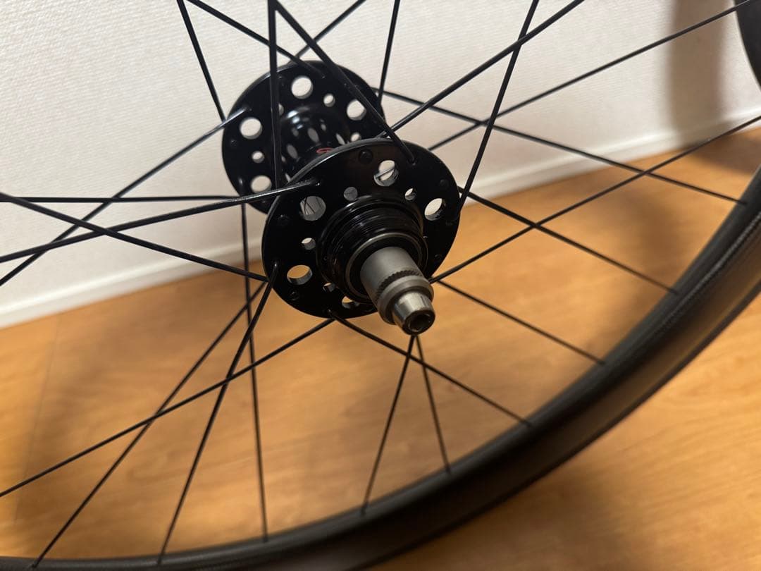 philwood protrackハブ　ディープカーボンホイール　前後セット