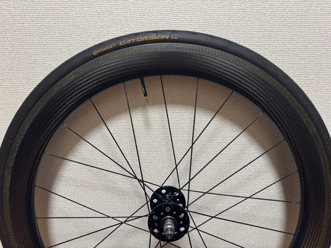 philwood protrackハブ　ディープカーボンホイール　前後セット