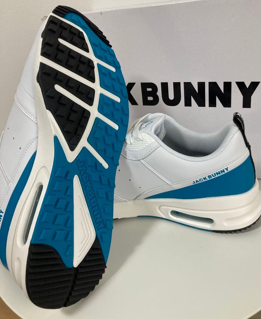 新品 パーリーゲイツ ジャックバニー AIR SOLEシューズ 27ターコイズ