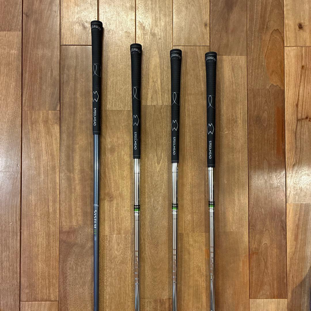 キャロウェイ スチールヘッドⅢ 3W 4+W 5W 7W 4本セット