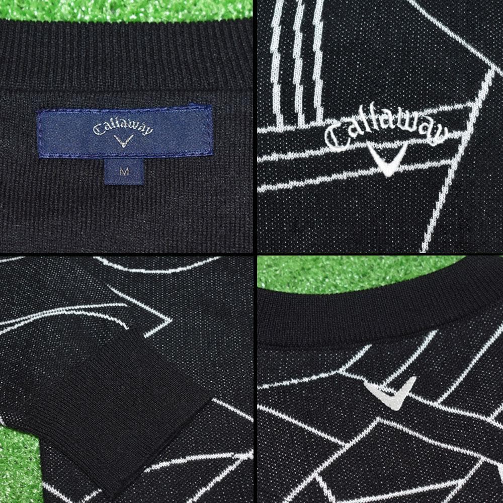 Callaway/キャロウェイ ゴルフ Ｖネックセーター【ブラック/M】美品