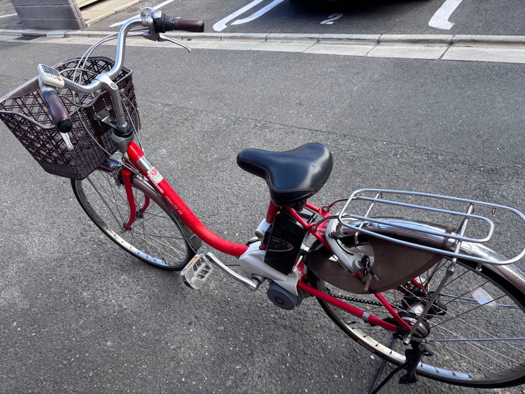 在庫処分！Panasonic電動アシスト自転車 赤シティタイプ