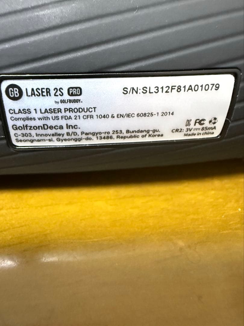 ゴルフ用レーザー距離計 GB LASER 2S PRO