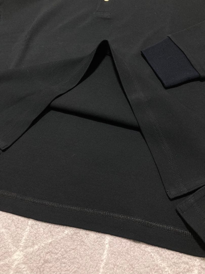 新品 パーリーゲイツ TOUGH TWISTスムース長袖ポロシャツ(4)M/濃紺