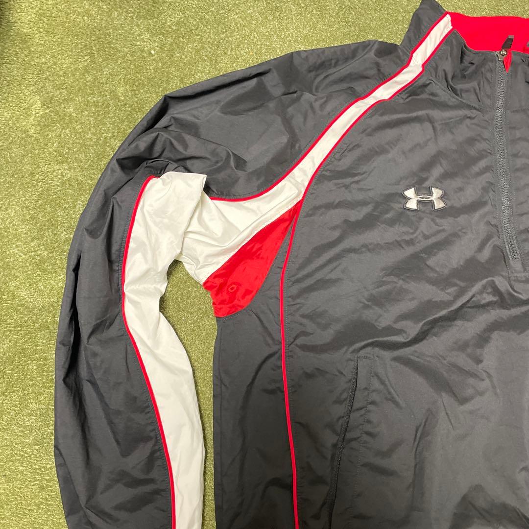 Under Armour 野球用ジャケット MD 黒赤白