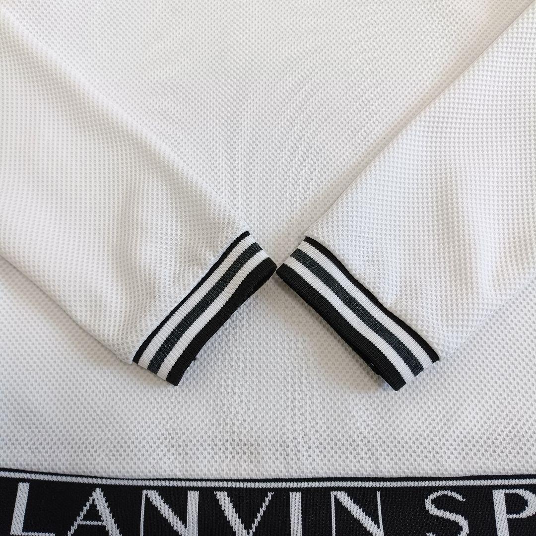 LANVIN SPORT ランバンスポール モックネックシャツ 白 長袖 38