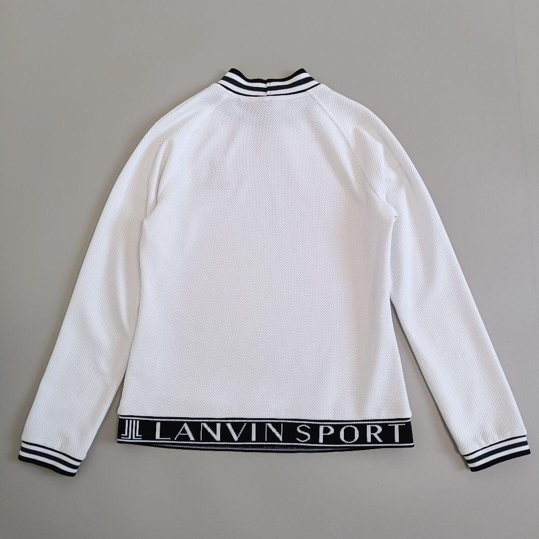 LANVIN SPORT ランバンスポール モックネックシャツ 白 長袖 38