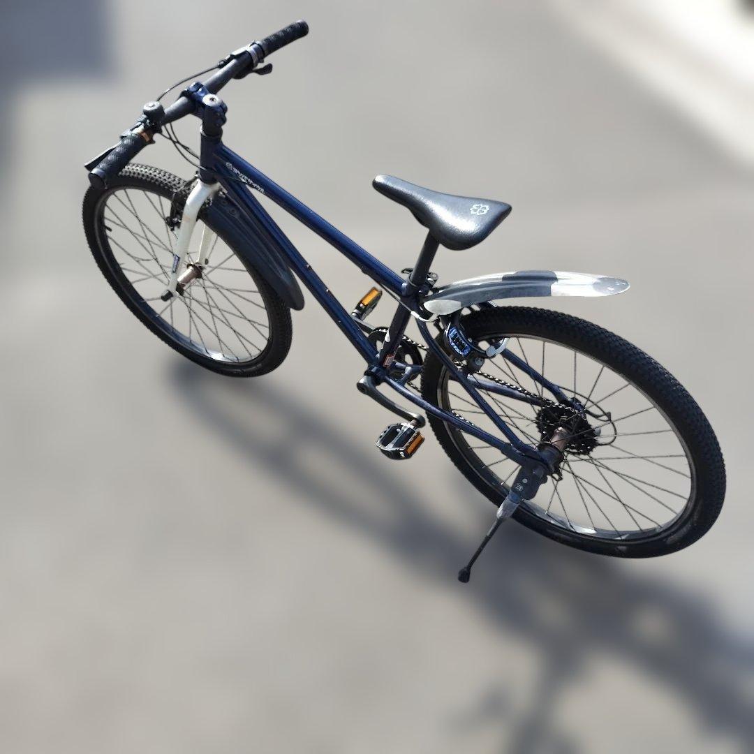 クロスバイク 24インチ ヨツバサイクル 8スピード