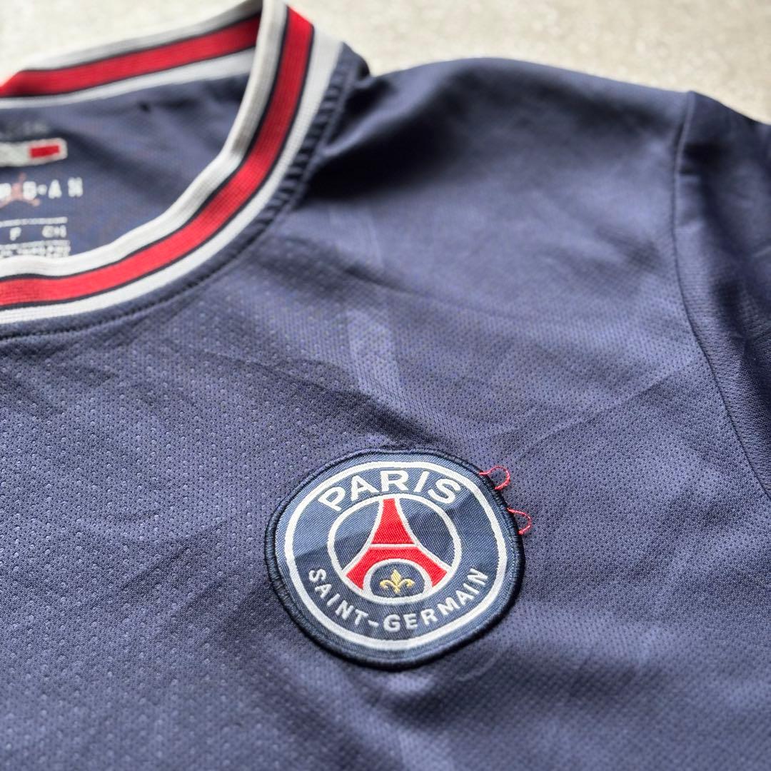 ジョーダンパリサンジェルマンサッカーシャツハキミ古着21/22SネイビーPSG