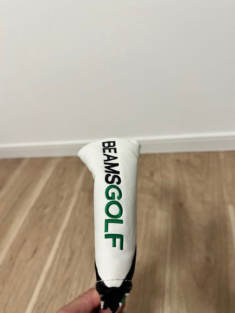 BEAMS GOLF キャディバッグ ホワイト/グリーン