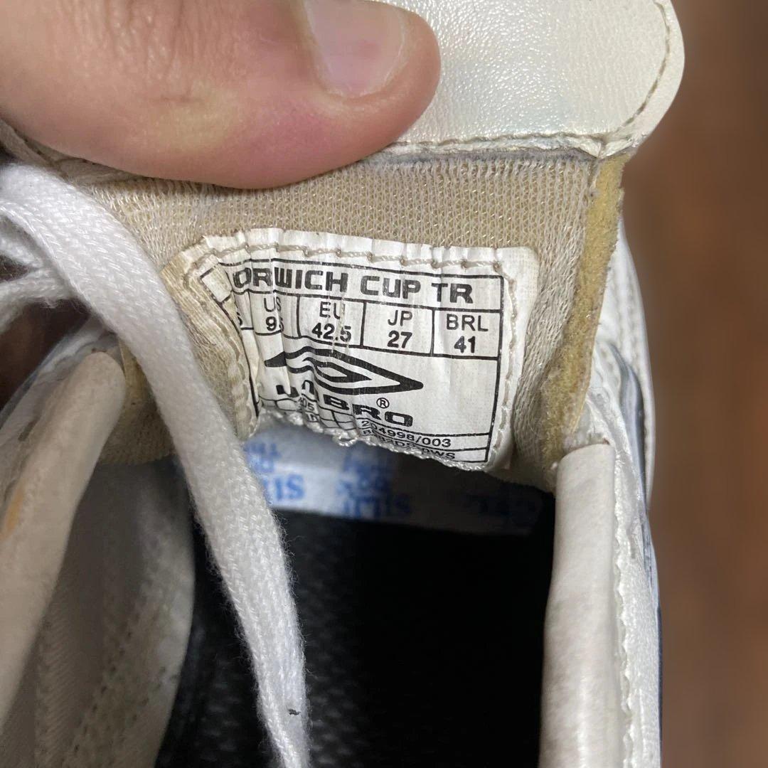 Umbro Vtg 90s トレナーサッカーシューズ ホワイトY2K