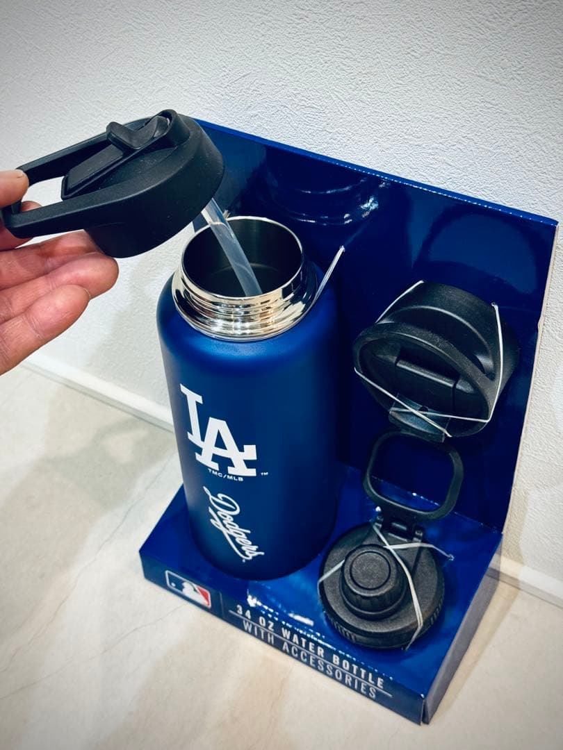 ロサンゼルス・ドジャース 34 oz 水筒 公式グッズ アメリカ購入品