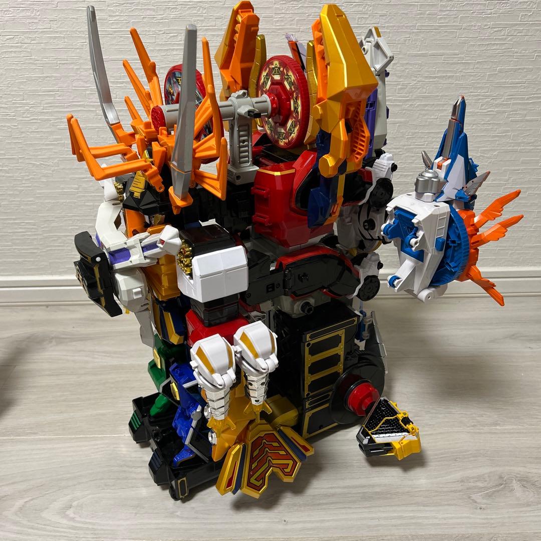【ど迫力】美品　侍戦隊シンケンジャー　DXサムライハオー＆恐竜折神＆ダイゴヨウ