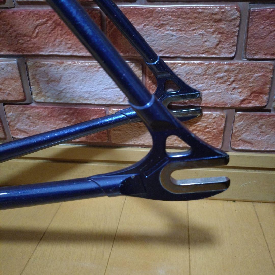 競輪　NJS認定　Panasonic ピストフレーム ダークブルー