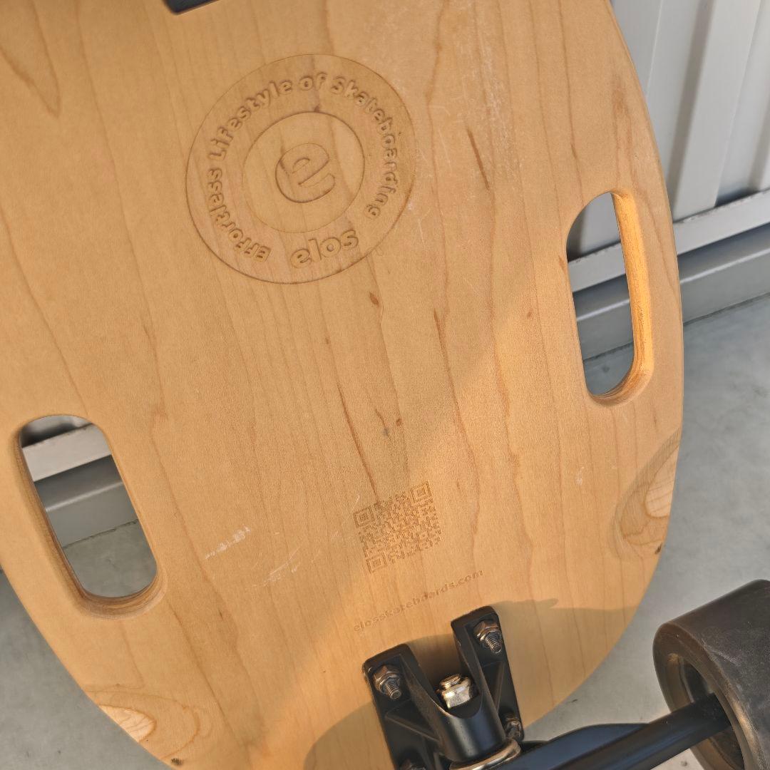 美品 elos スケートボード ナチュラル スケボー メープル