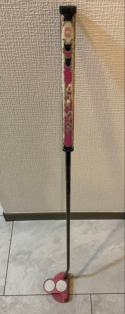 ODYSSEY OWORKS PINK 2-BALL パター （ヘッドカバー付）