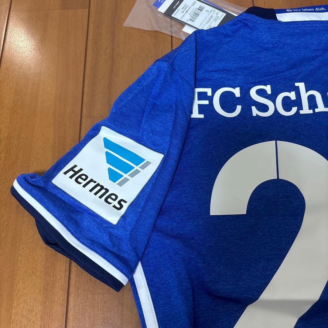 シャルケ　シャツ 内田篤人　サッカー　ユニフォーム　ウェア　アディダス　Sサイズ