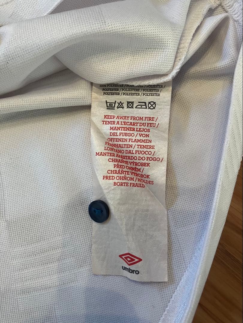 イングランド代表 UMBRO ユニフォーム ガスモデル　古着