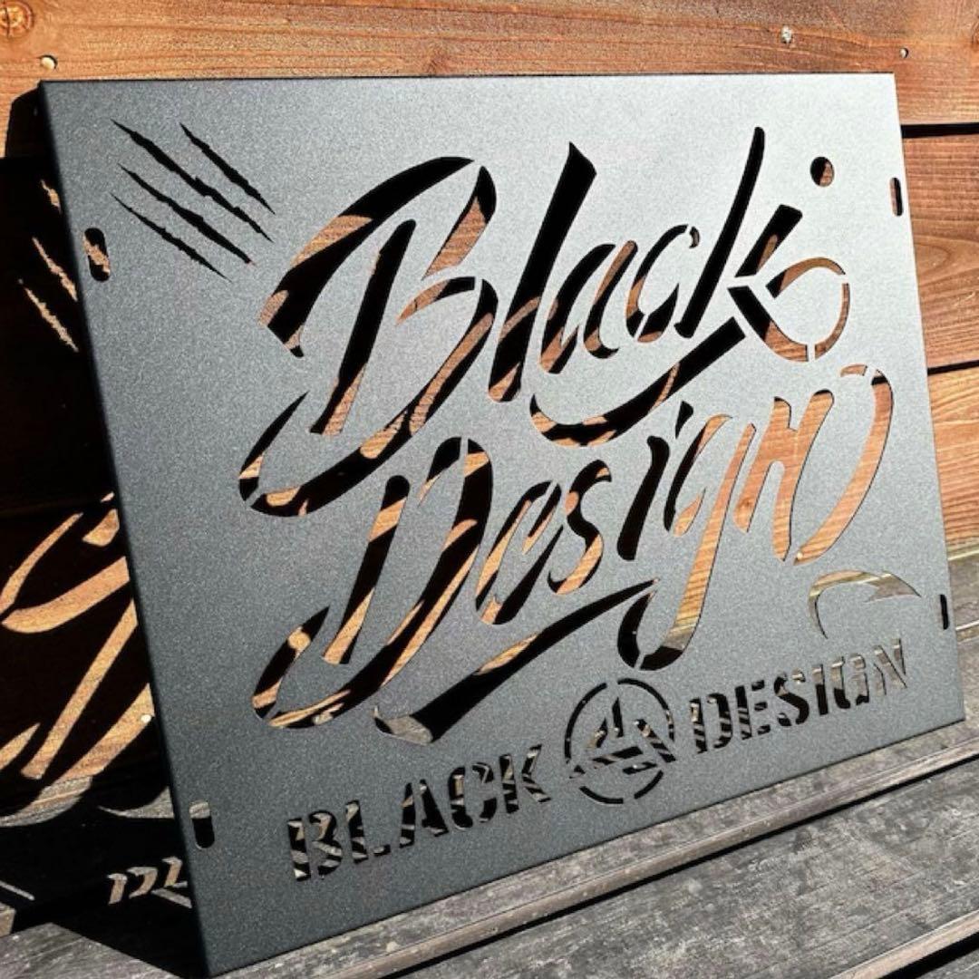 新品未開封 BLACK DESIGN アイアンボード Xスタンド 専用 ブラック