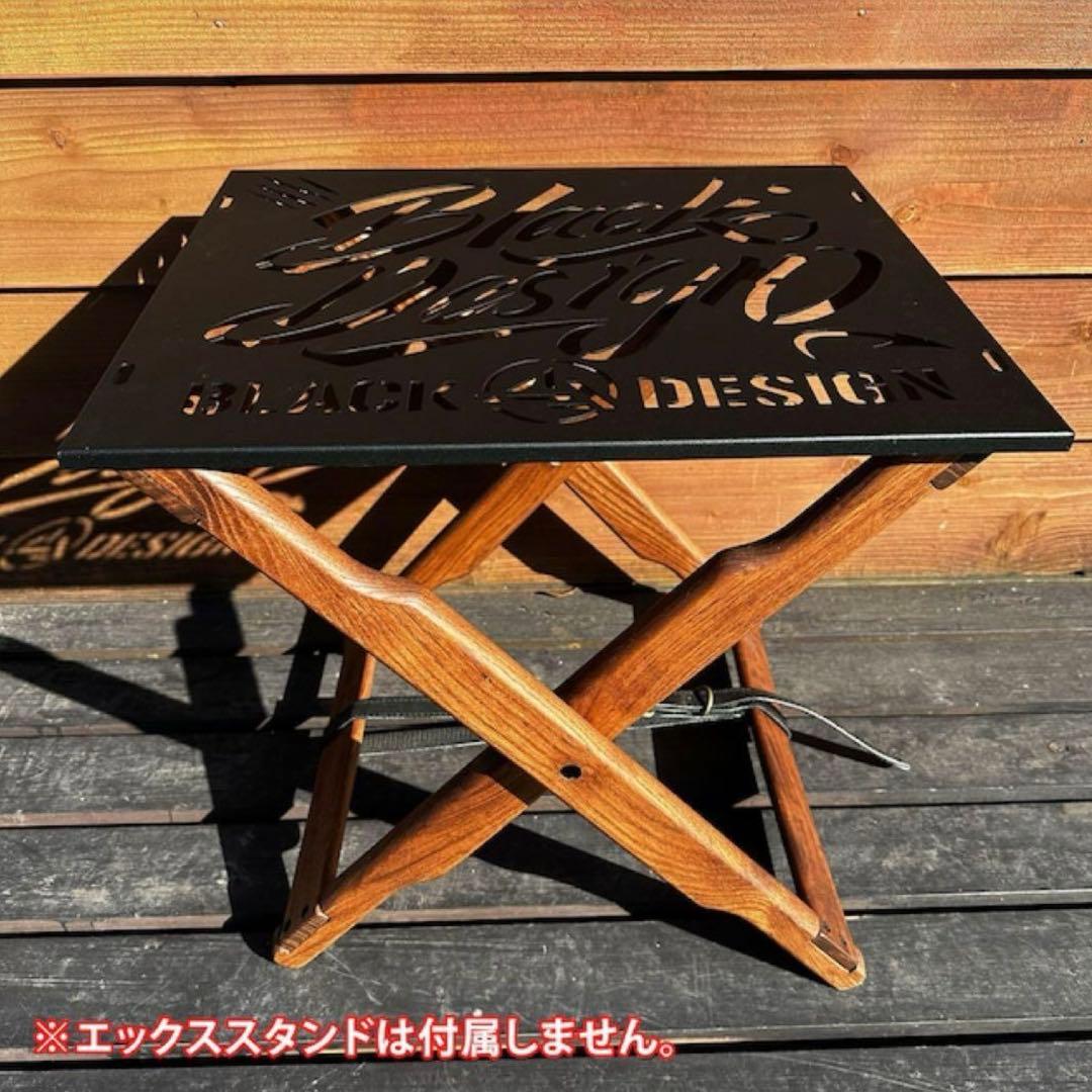 新品未開封 BLACK DESIGN アイアンボード Xスタンド 専用 ブラック