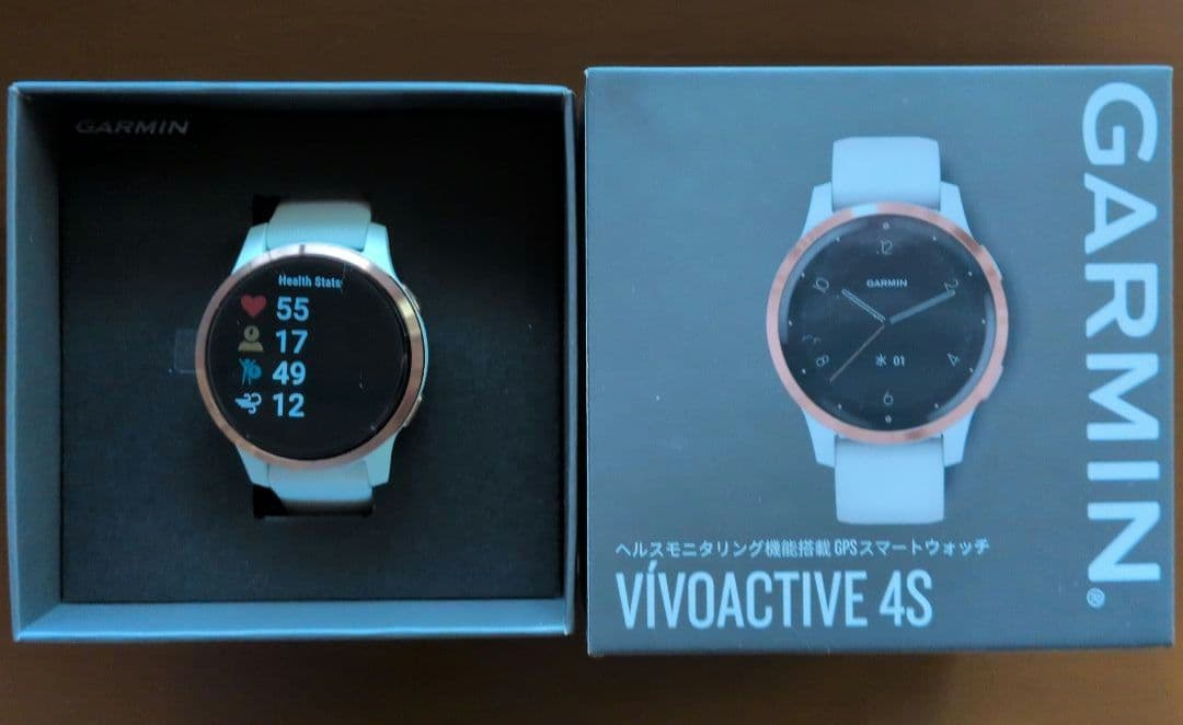 GARMIN VIVOACTIVE 4S ホワイト/ローズゴールド