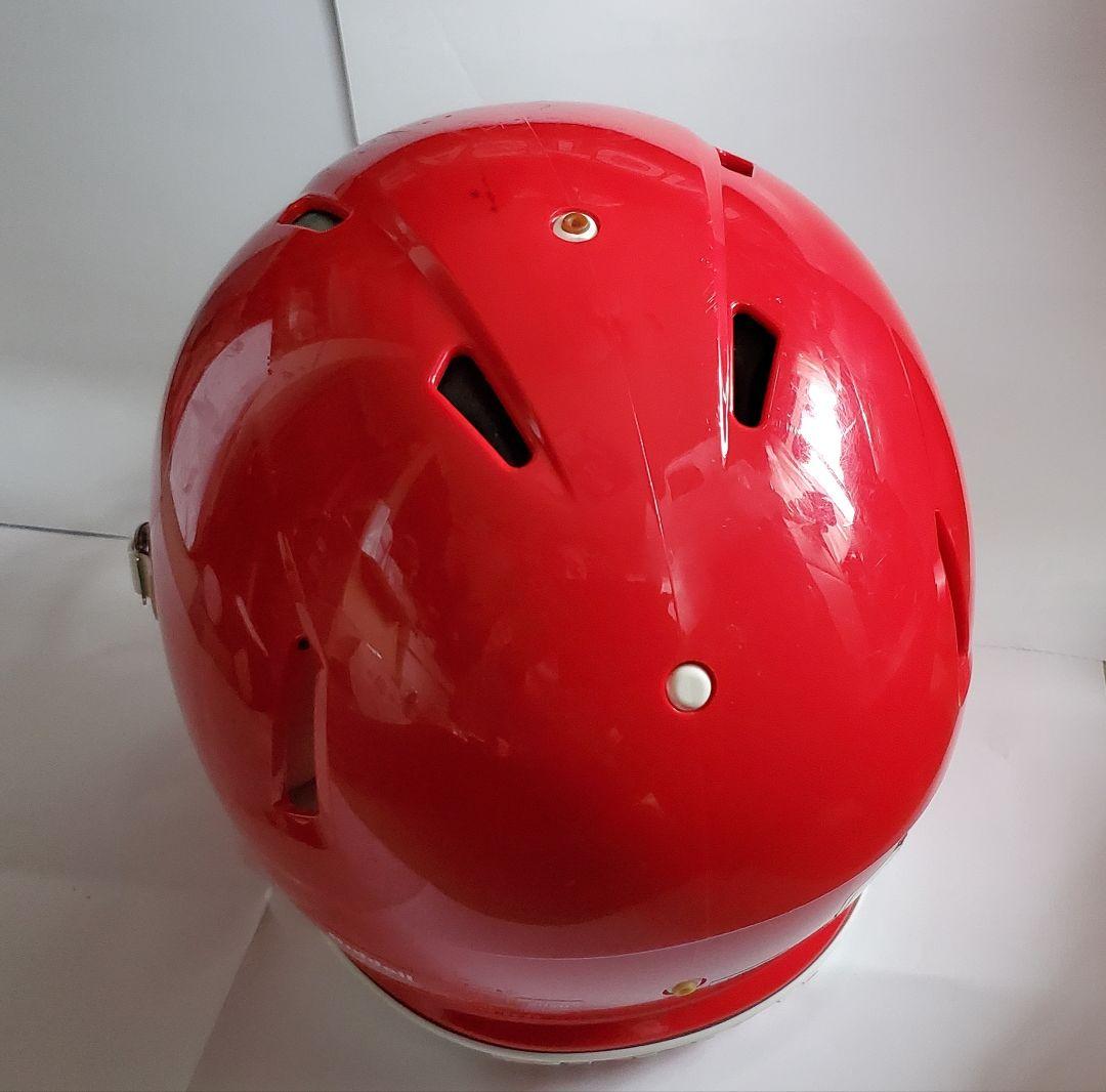 【美品】Riddell アメリカンフットボールヘルメット 赤